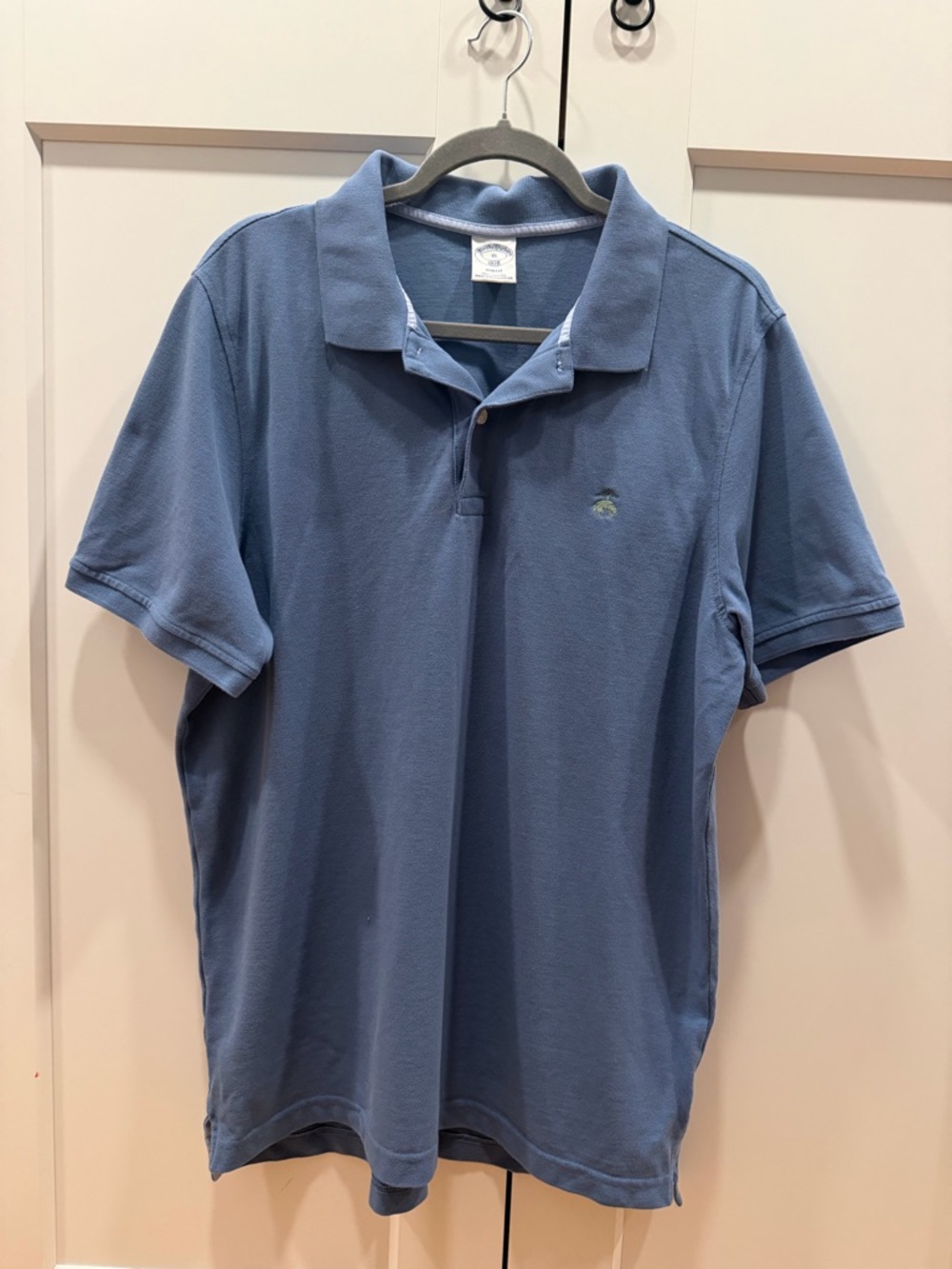 Men’s, Sz XL Brooks Brothers Dusty Blue Polo Shirt